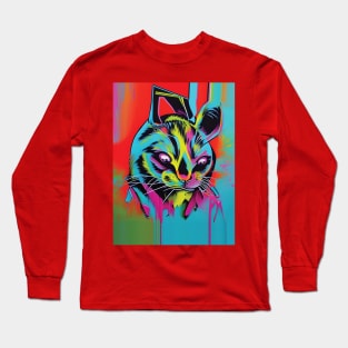 Twisted Bunnie Graffiti Long Sleeve T-Shirt